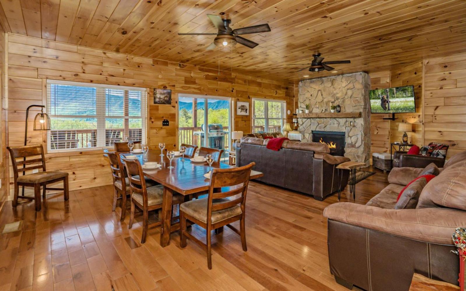 Beartastic Mountain View Lodge 개틀린버그 외부 사진